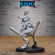 Dino Knight - Epic Miniatures | Elemental Lands | 28mm | 32mm | Fighter | Archer | Baby