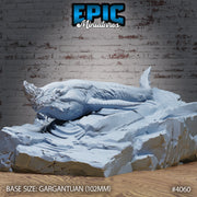 Lava Whale - Epic Miniatures | Elemental Lands | 28mm | 32mm | Land Shark | Gargantuan