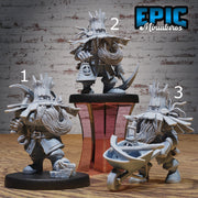 Wild Dwarf Miner - Epic Miniatures | Dwarf Mountain | 28mm | 32mm | Scout | Ranger