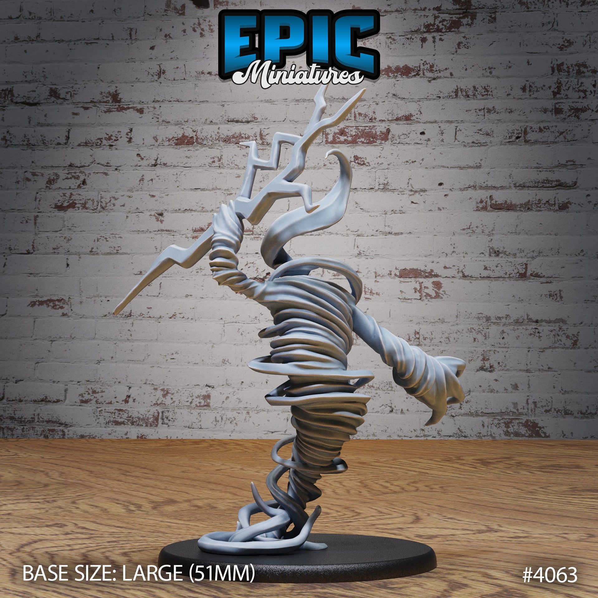 Air Elemental - Epic Miniatures | Elemental Lands | 28mm | 32mm | Tornado | Vortex | Wind