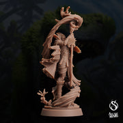 Sahuagin Druid - Arcane Minis | 32mm | Dino Domination | Fishfolk | Sorcerer