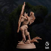 Sahuagin Ranger - Arcane Minis | 32mm | Dino Domination | Scout | Rogue | Bandit
