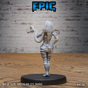 Cleopatra Mummy Lady - Epic Miniatures | Cone Desrt | 28mm | 32mm | Steampunk | Engineer | Egypt | Queen | Royal