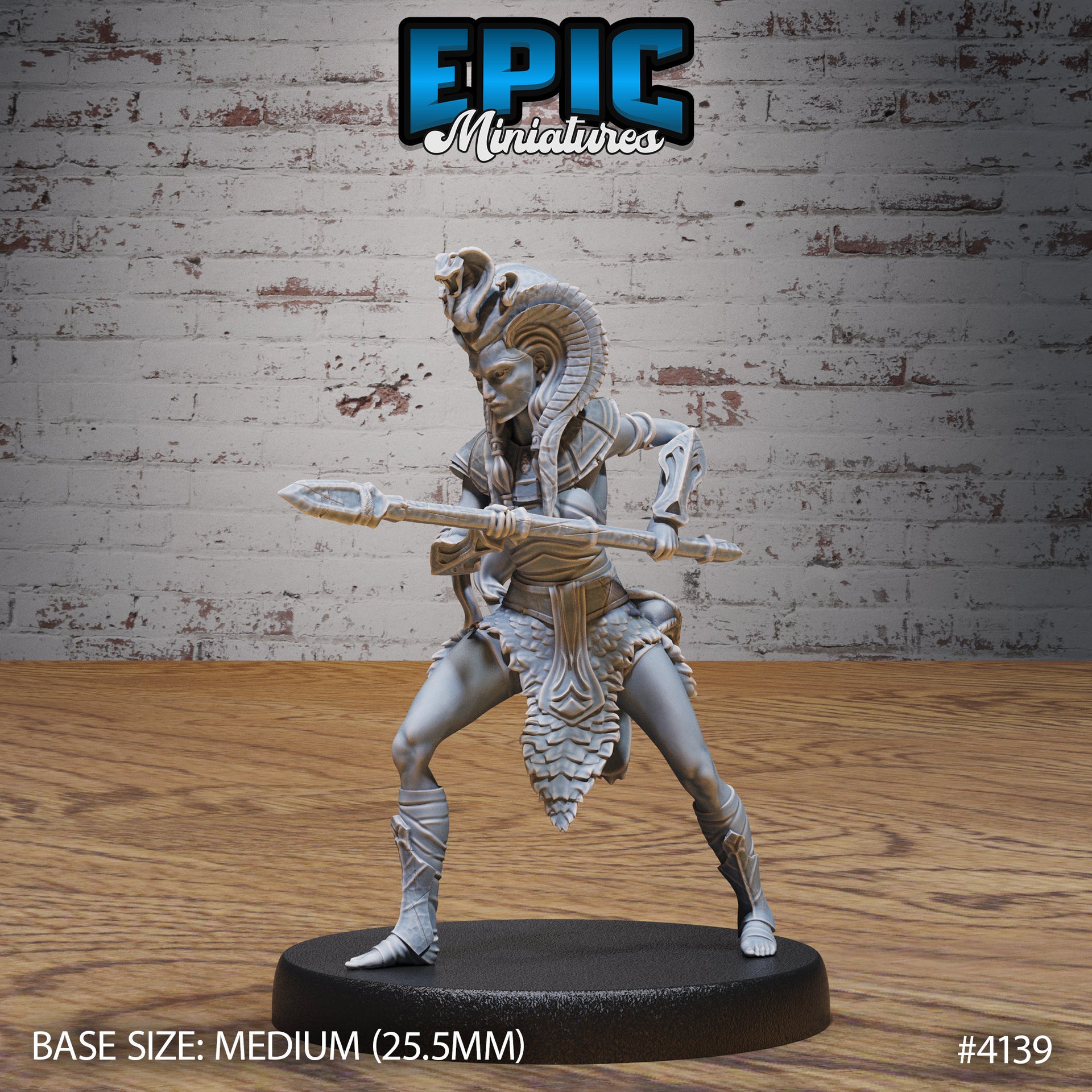 Cleopatra Royal Guard - Epic Miniatures | Cone Desert | 28mm | 32mm | Steampunk | Engineer | Egypt | Champion |