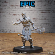 Mummy Warrior - Epic Miniatures | Bone Desert | 28mm | 32mm | Egypt | Guard | Army | Champion