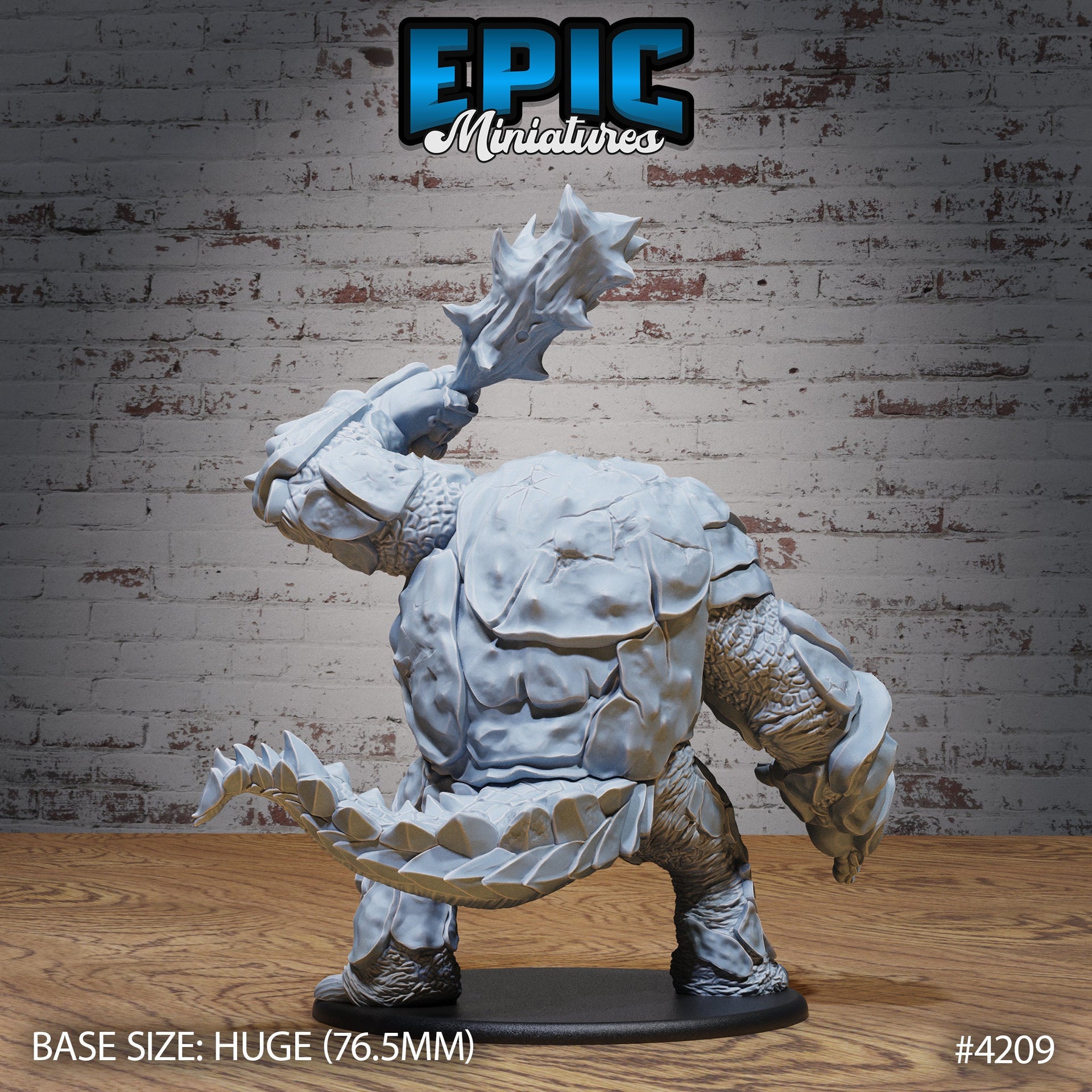 Mountain Beast- Epic Miniatures | Dwarf Mountain | 28mm | 32mm | Rhino | Stone | Dinosaur