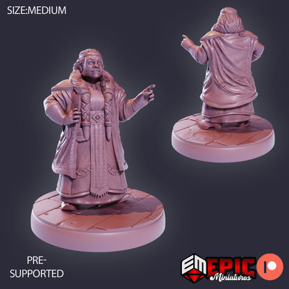 Fire Dwarf Female - Epic Miniatures