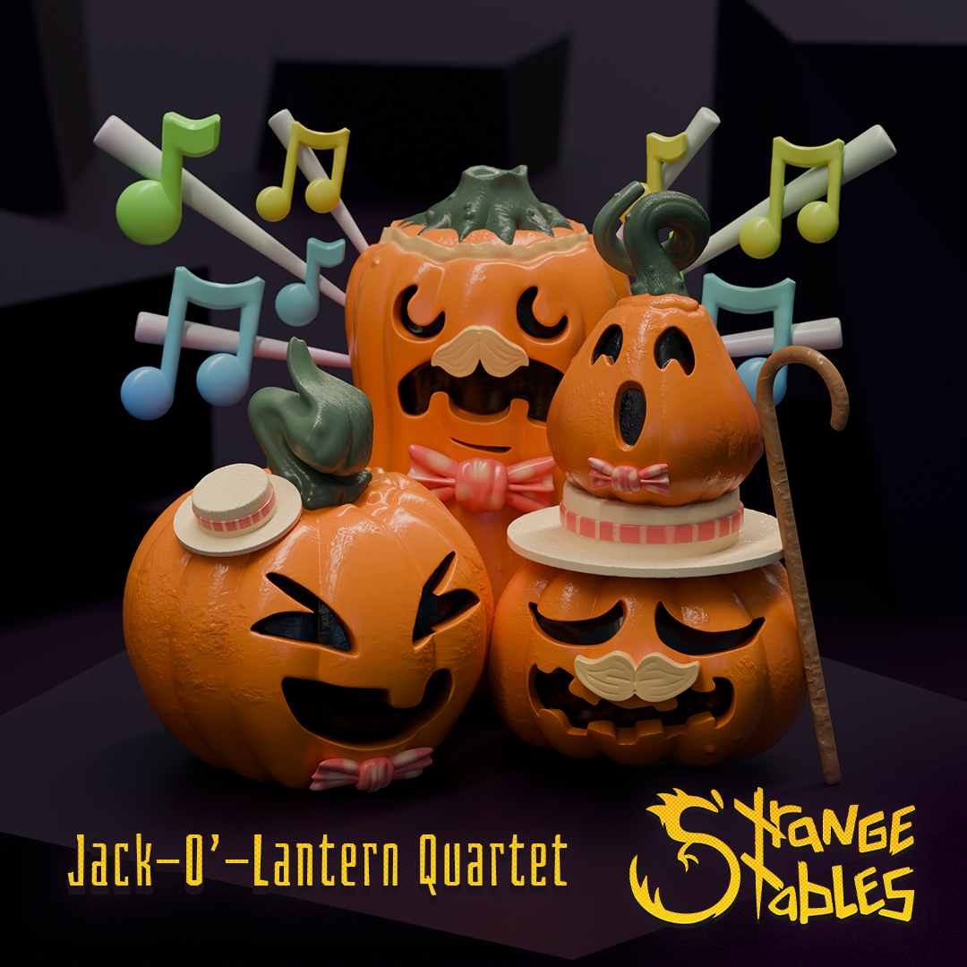 Jack-O-Lantern Quartet. Barbershop Pumpkins - Strange Stables