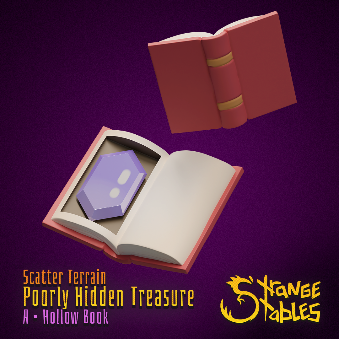 Poorly HIdden Terrain. Stashed Look Scatter Decor - Strange Stables