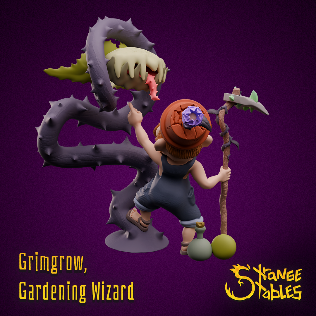 Grimgrow, Gardening Wizard - Strange Stables