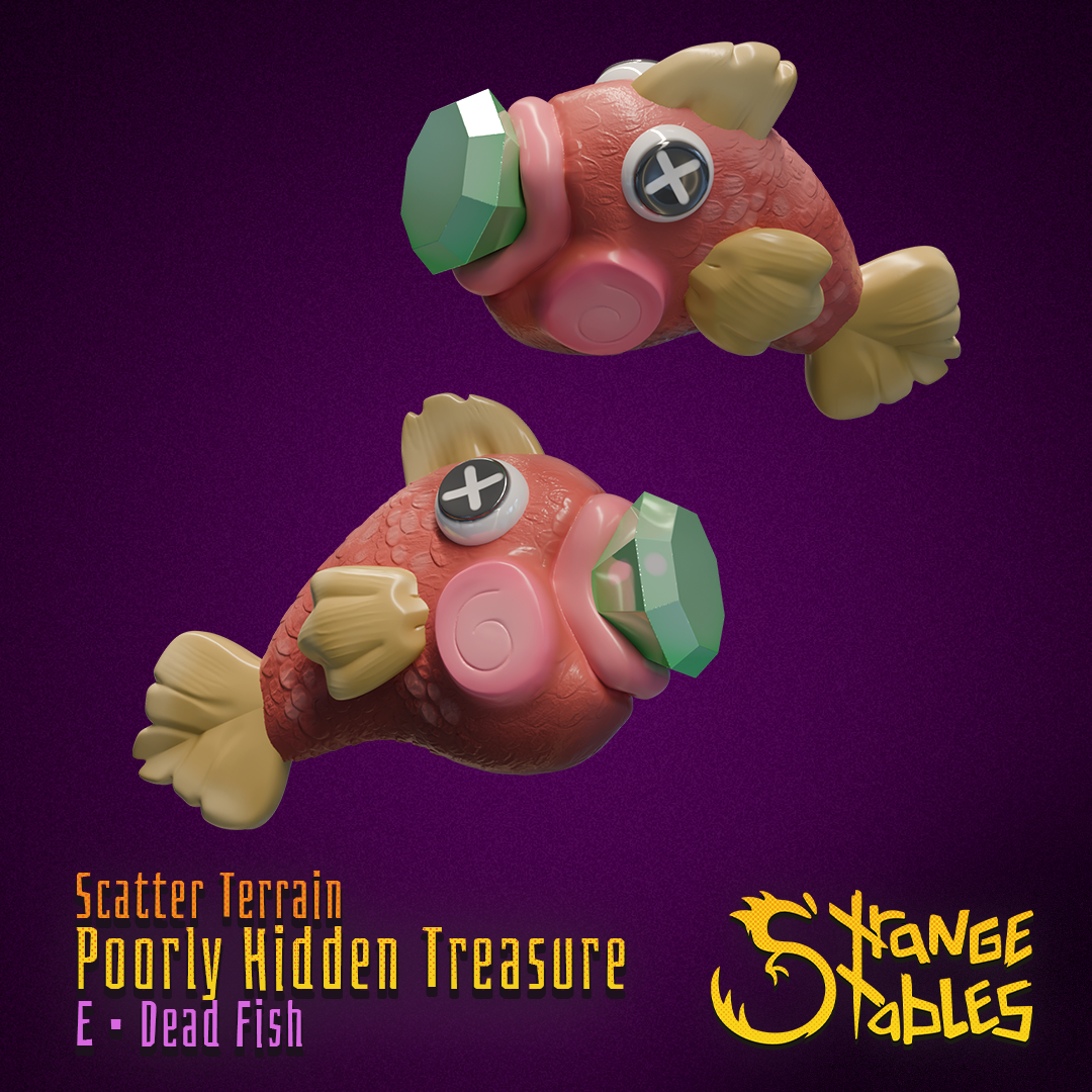 Poorly HIdden Terrain. Stashed Look Scatter Decor - Strange Stables