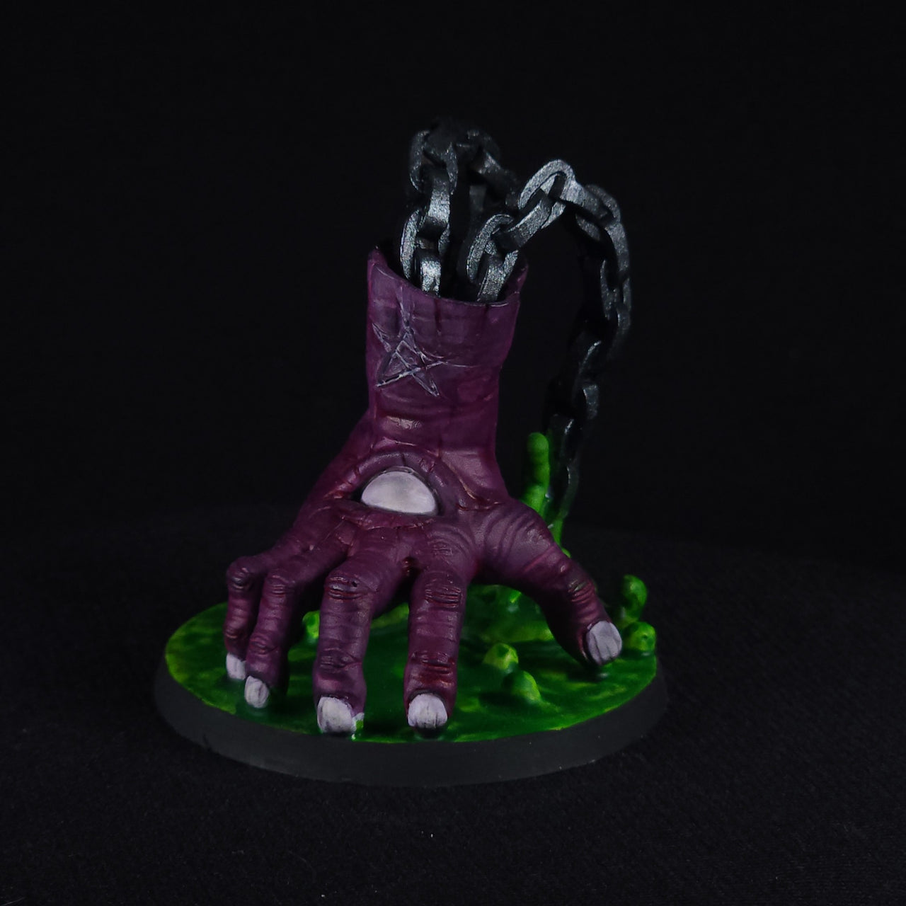 Painted Green Giant Demon Hands - Print Your Monsters