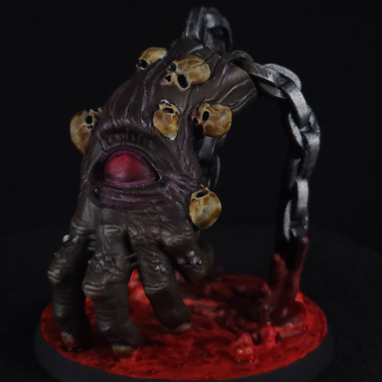 Painted Red Giant Demon Hands - Print Your Monsters