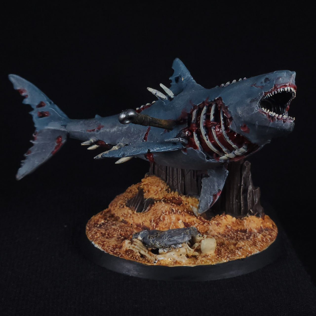 Painted Zombie Shark- Epic Miniatures