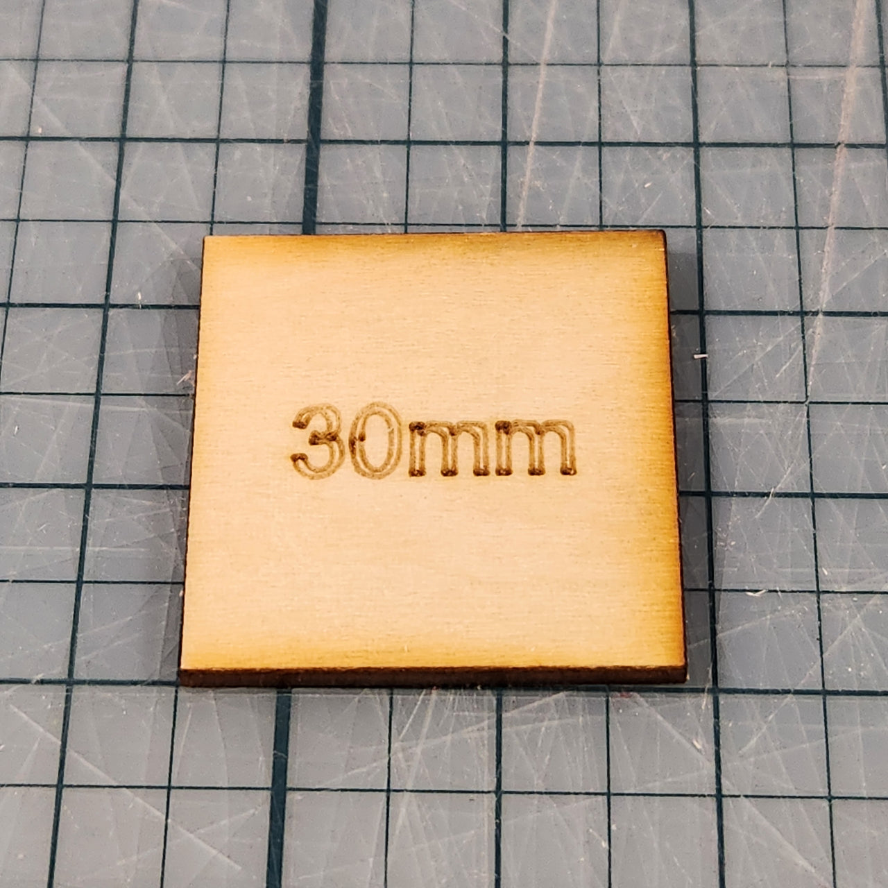 Miniature Bases - 30mm Square, 3mm thick Plywood