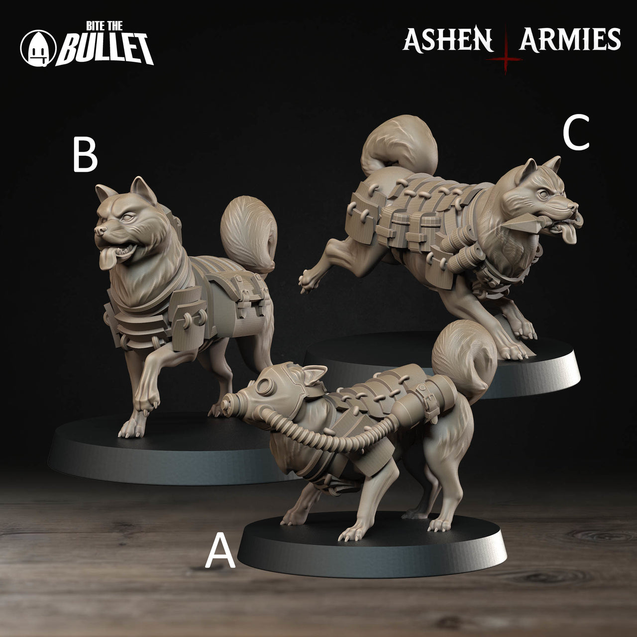 Combat Dogs. Holy Shogunate - Ashen Armies