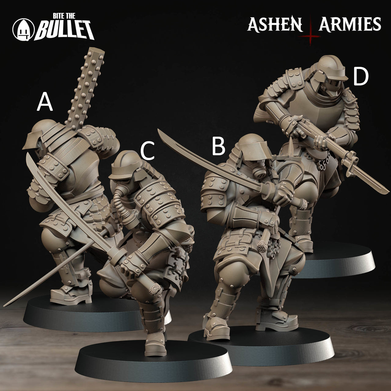 Shocktroopers. Holy Shogunate - Ashen Armies