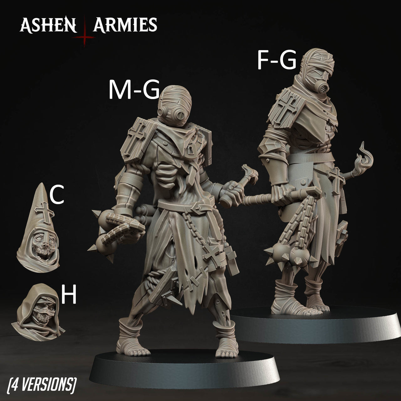 Martyrs. Holy Cult Soldiers. Bleeding Procession - Ashen Armies