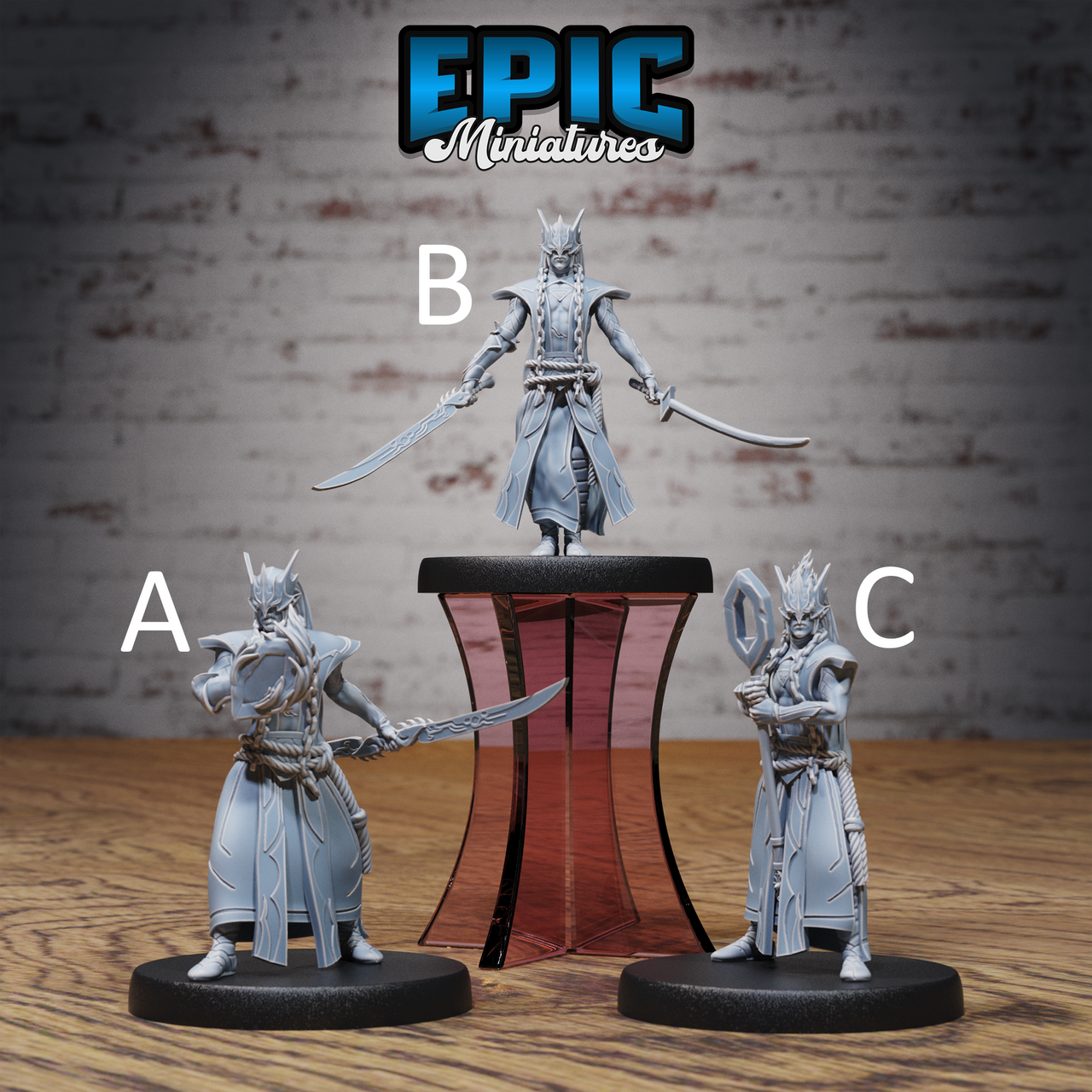 Hunters Guild Elven Red Mage - Epic Miniatures