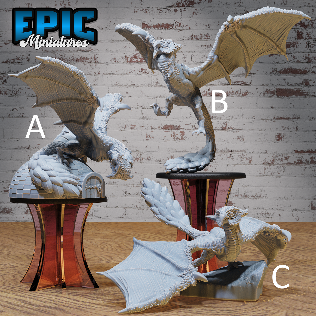 Owl Wyvern - Epic Miniatures