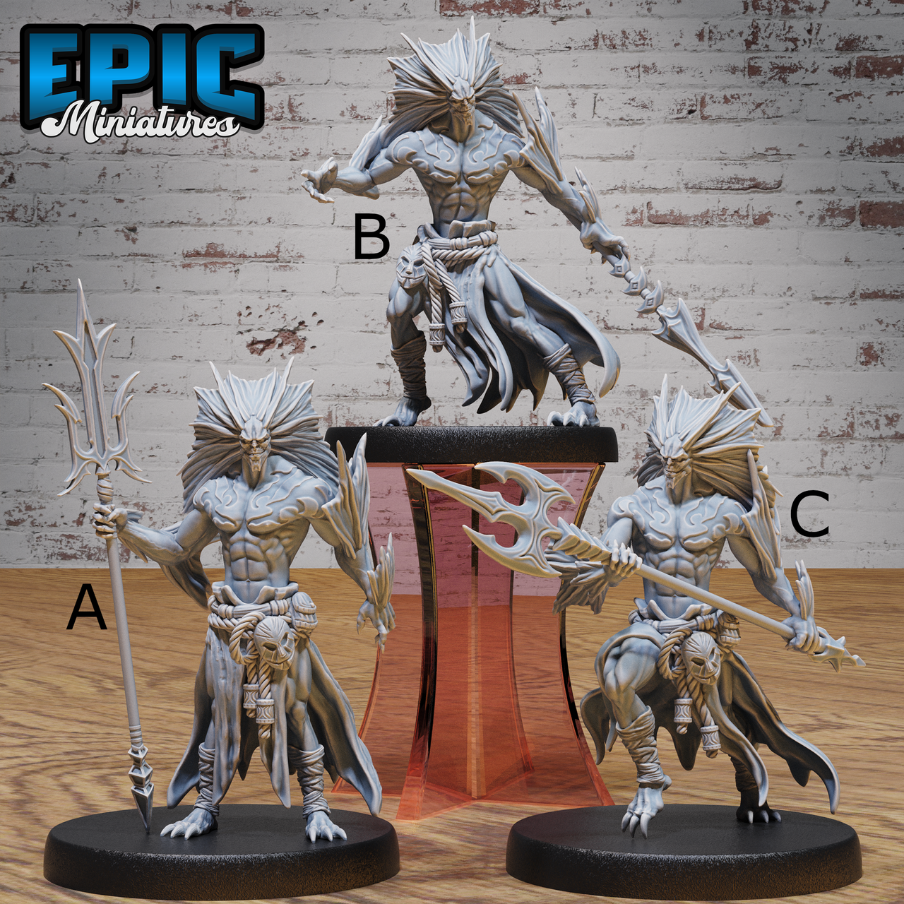 Atlantean Merfolk - Epic Miniatures