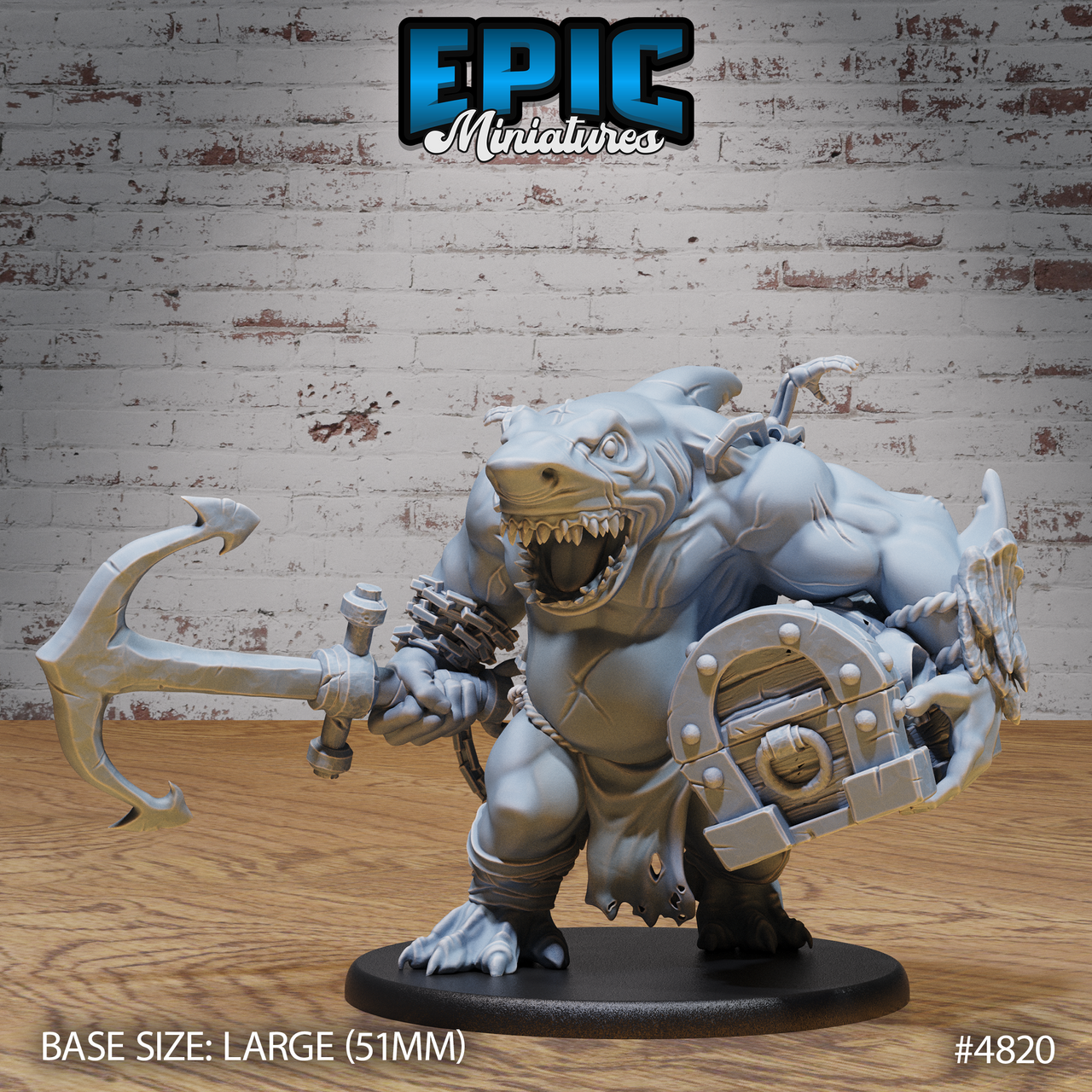 Sharkman Brute - Epic Miniatures