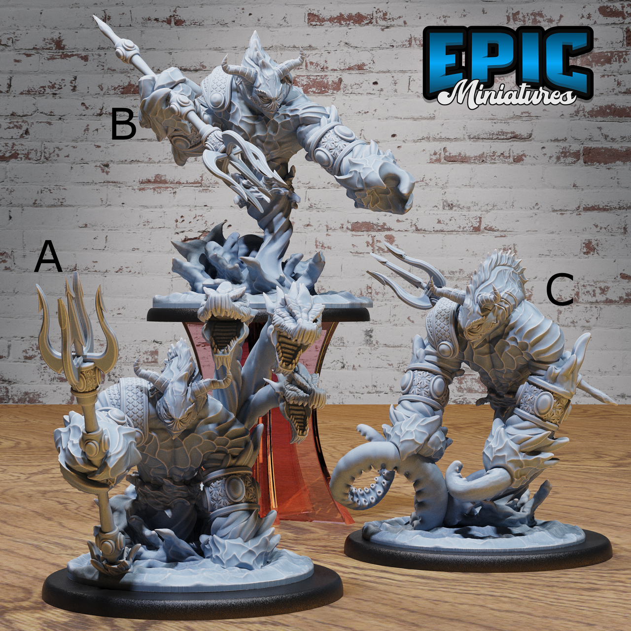 Water Elemental Guard - Epic Miniatures