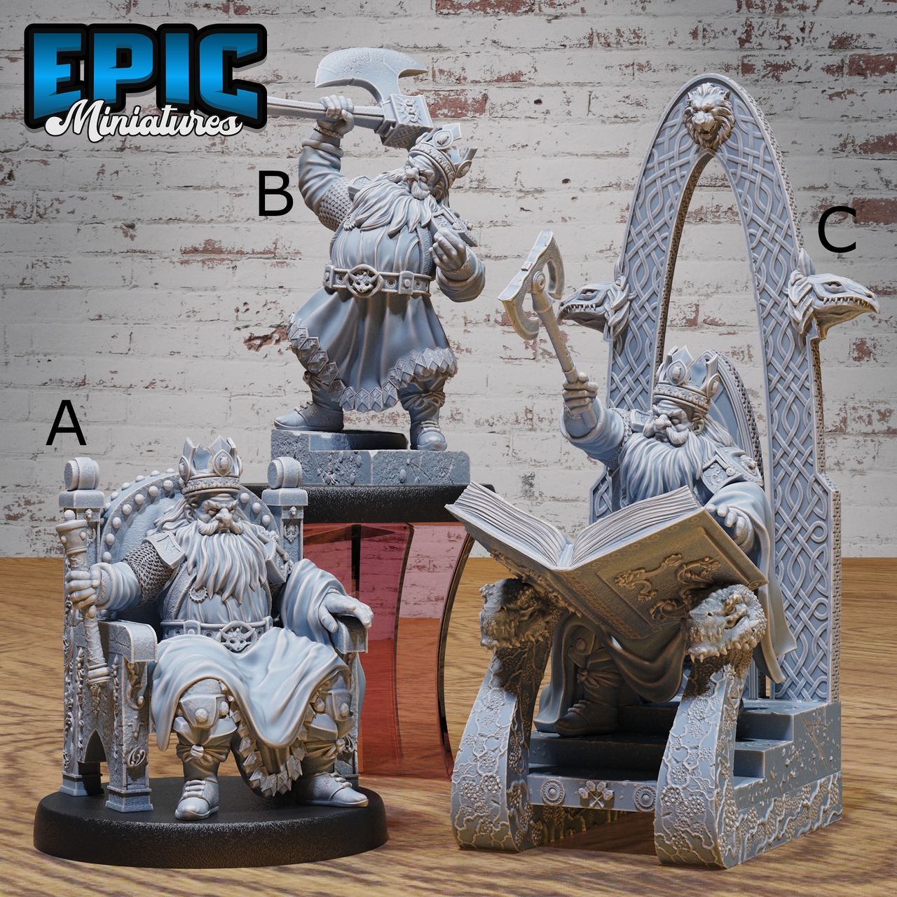 Dwarf King - Epic Miniatures