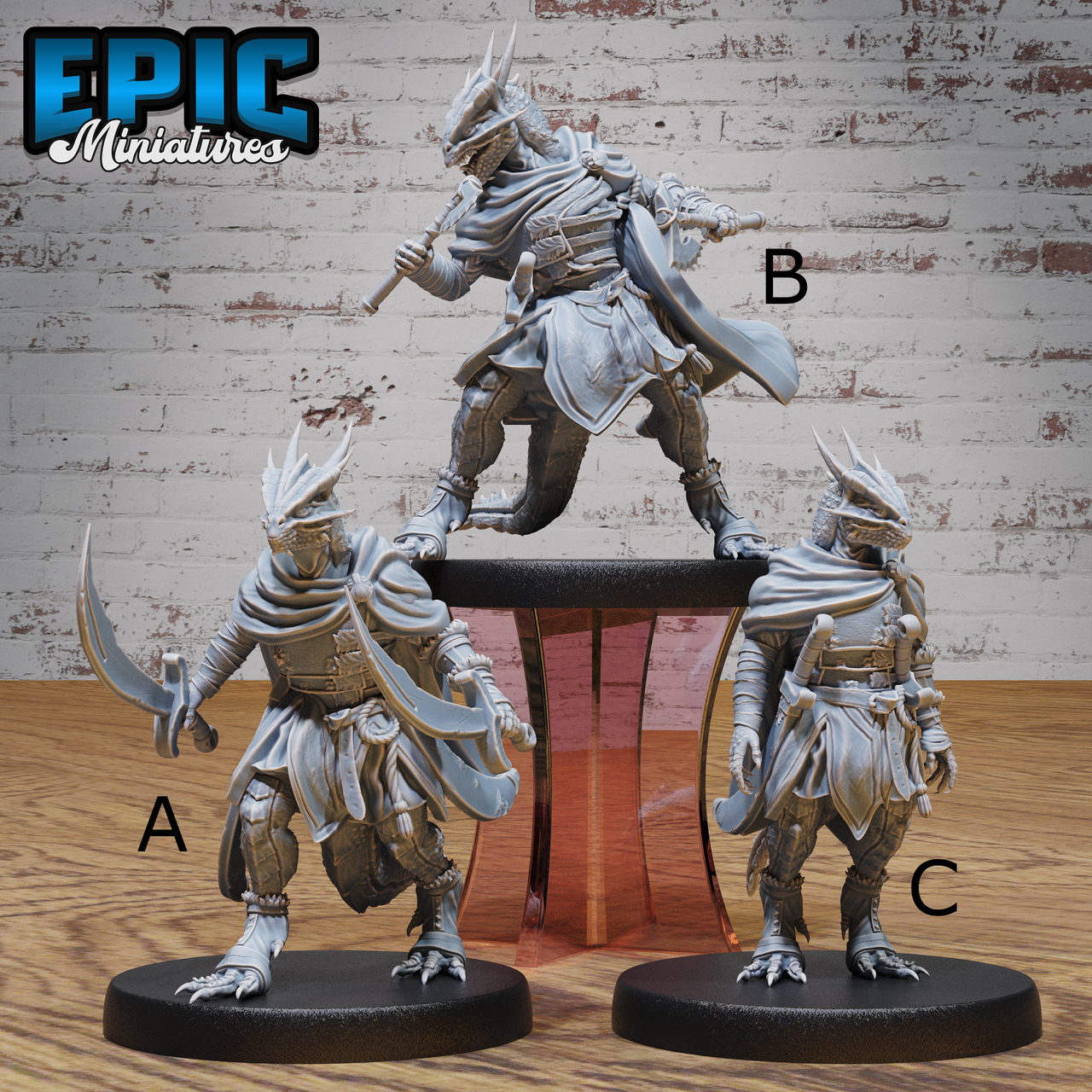 Half-Dragon Adventurer - Epic Miniatures