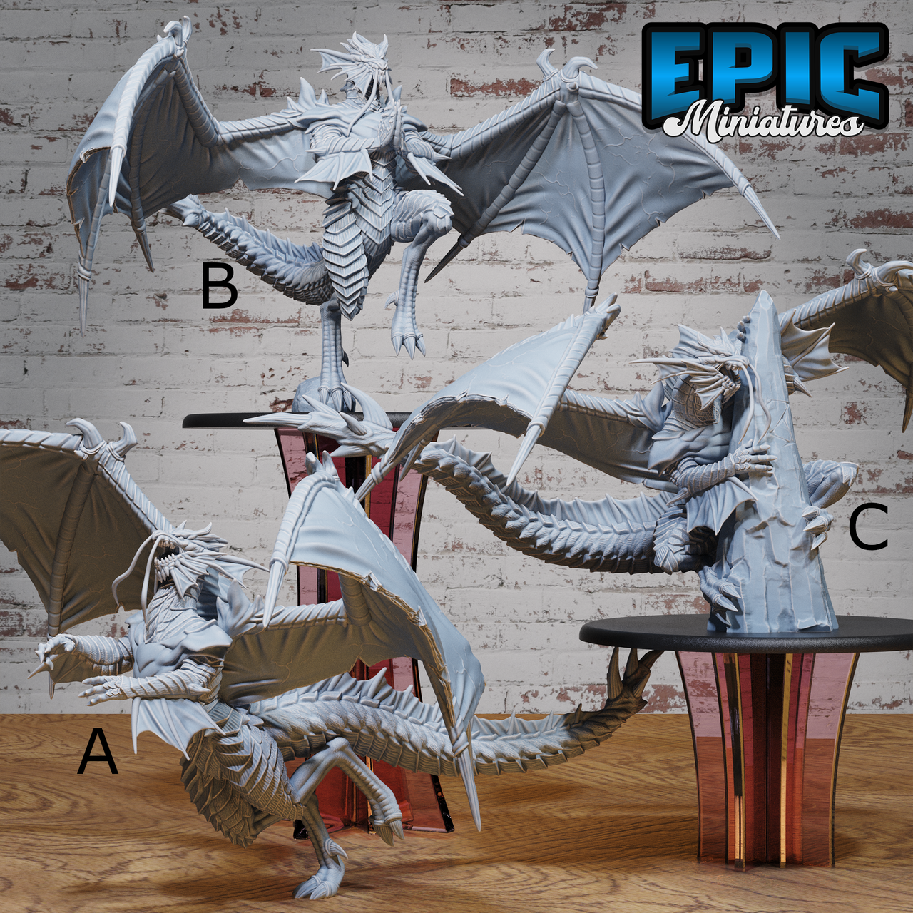 Platinum Dragon - Epic Miniatures