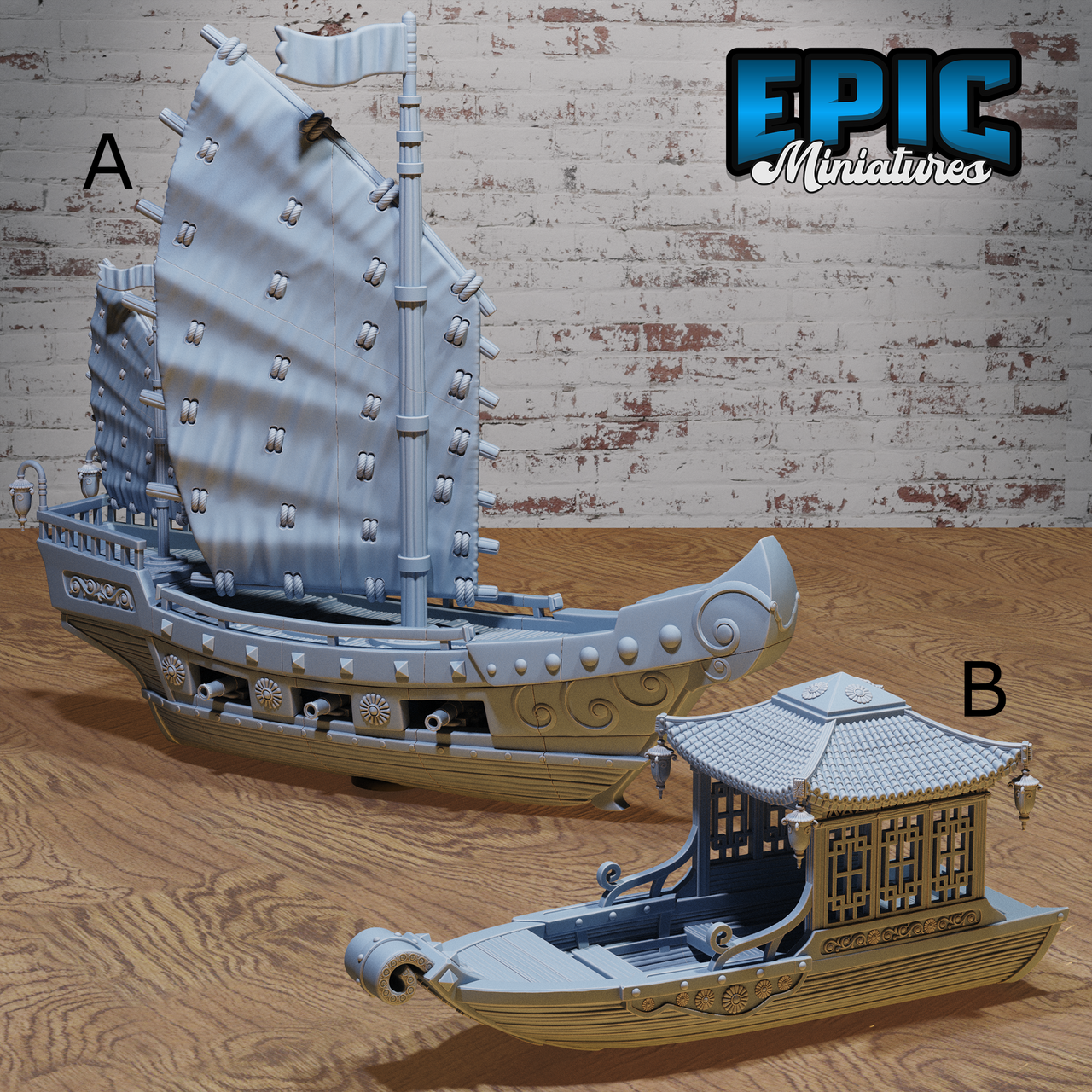 Eastern Boats - Epic Miniatures