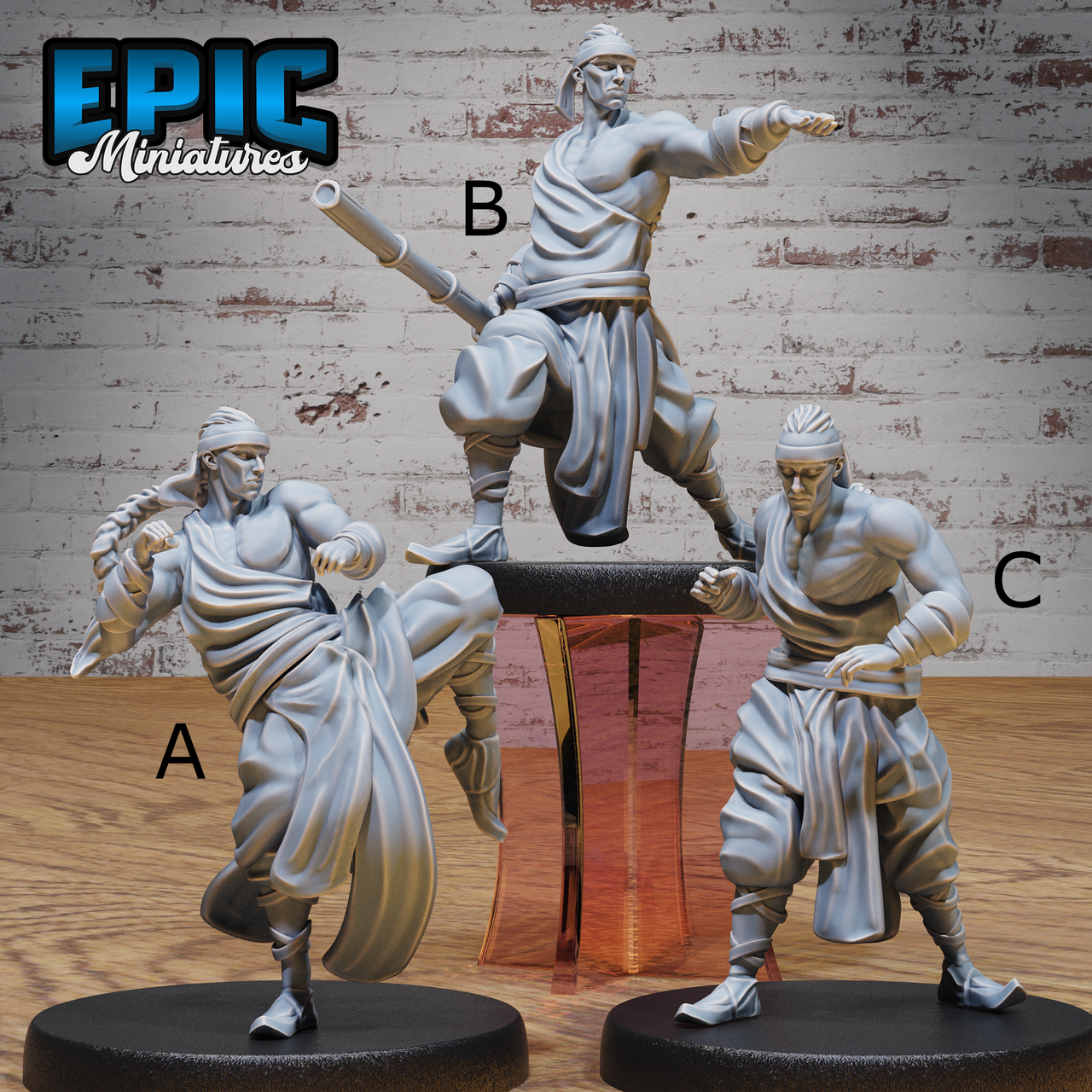 Martial Arts Monk - Epic Miniatures