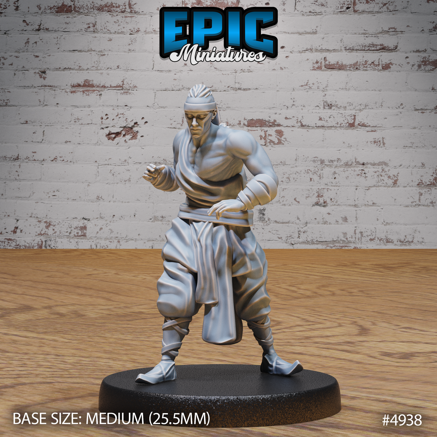 Martial Arts Monk - Epic Miniatures