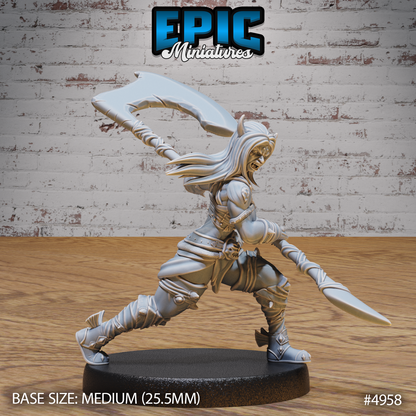 Orc Tiefling Female - Epic Miniatures