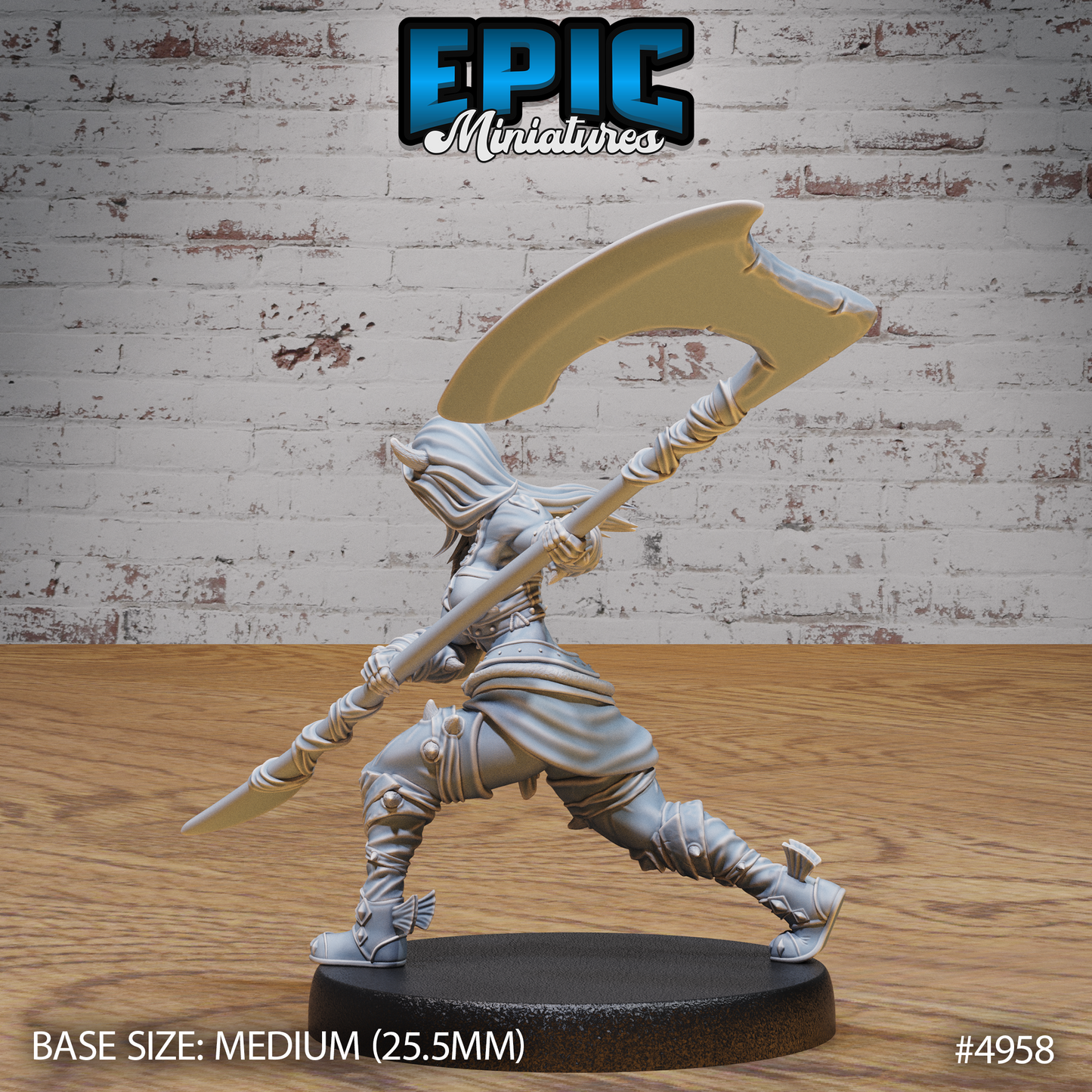 Orc Tiefling Female - Epic Miniatures