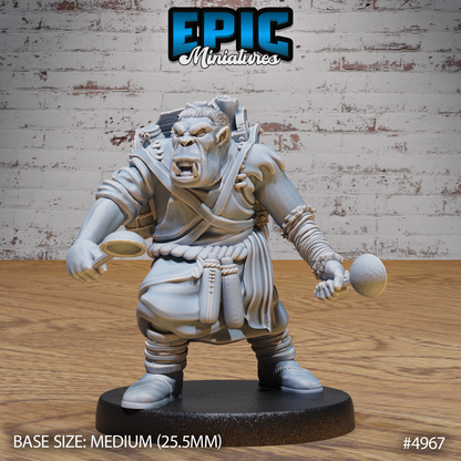 Gray Orc Alchemist Attack - Epic Miniatures