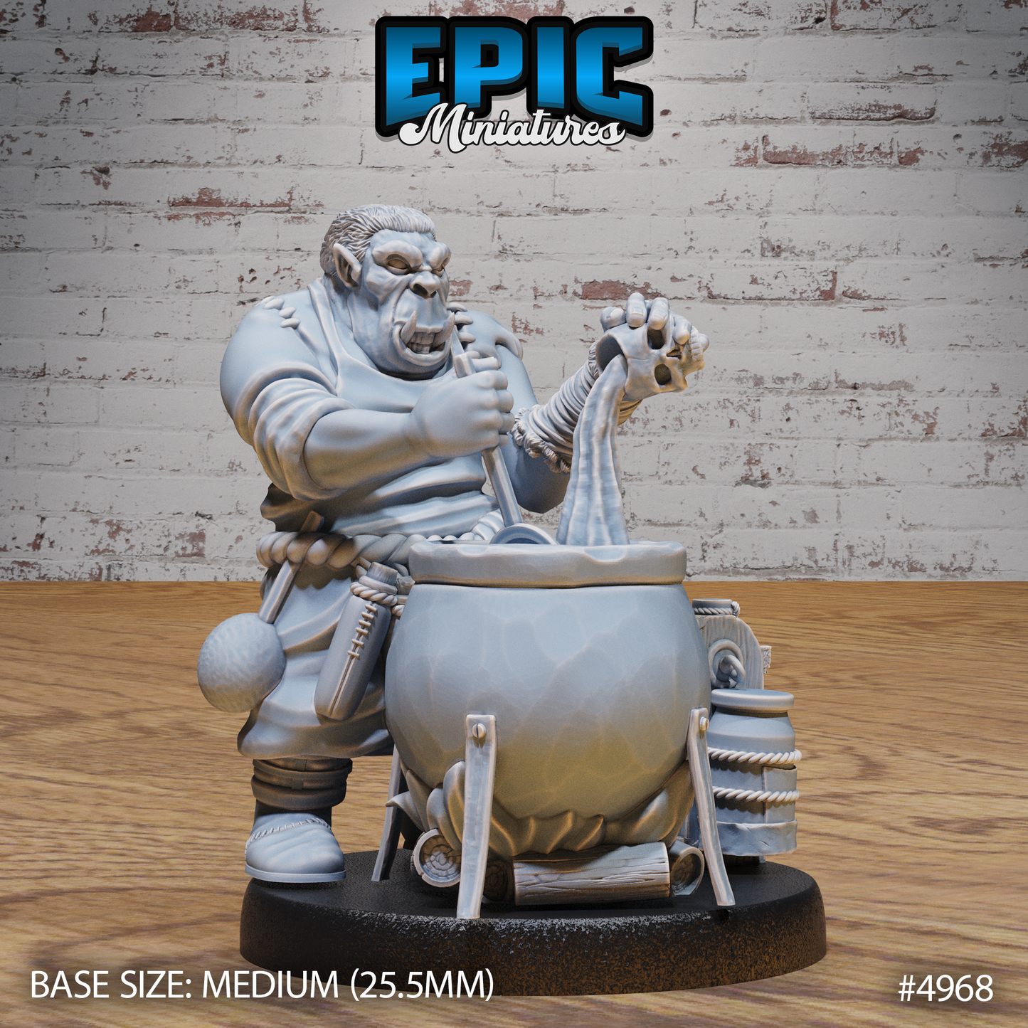 Gray Orc Alchemist Attack - Epic Miniatures