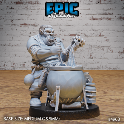 Gray Orc Alchemist Attack - Epic Miniatures