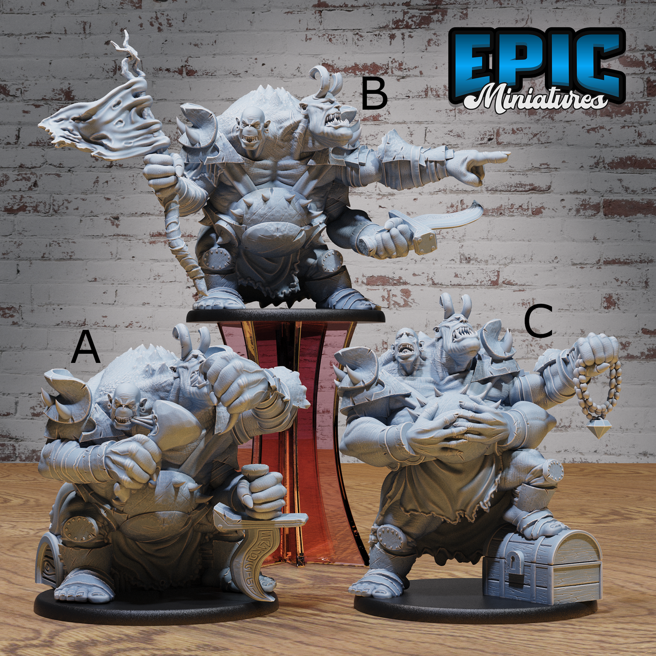 Ettin Mutant General - Epic Miniatures