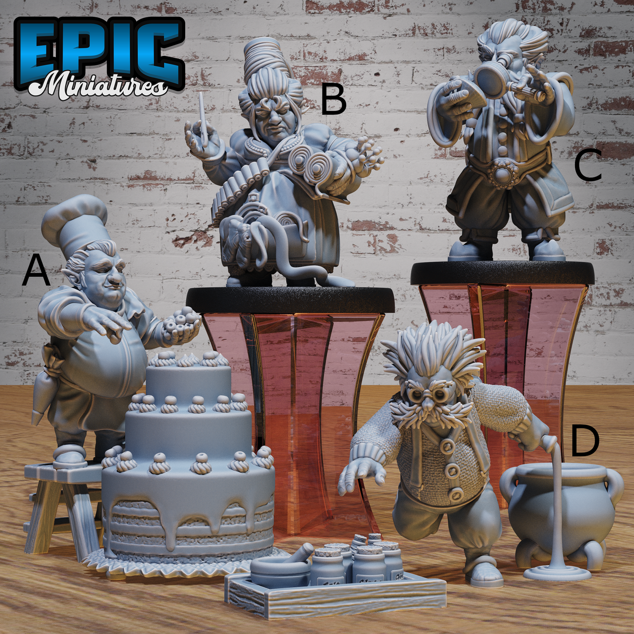 Halfling Villager - Epic Miniatures