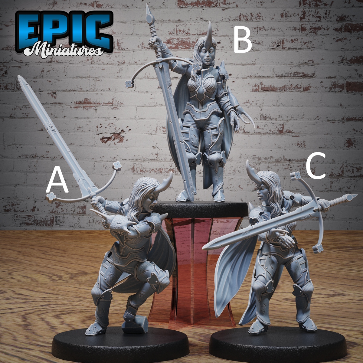 Insect Knight Lady - Epic Miniatures