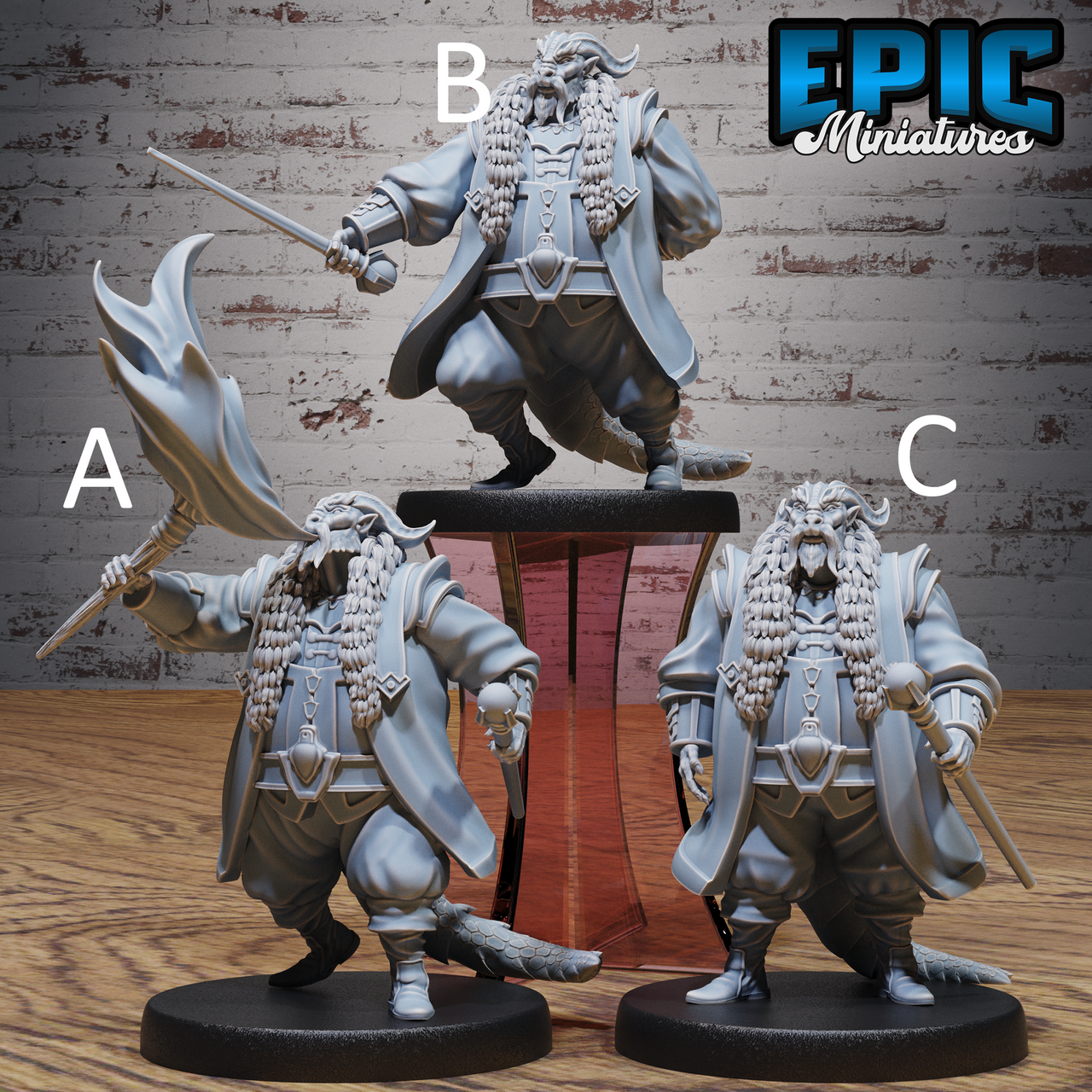 Dragonborn Noble - Epic Miniatures