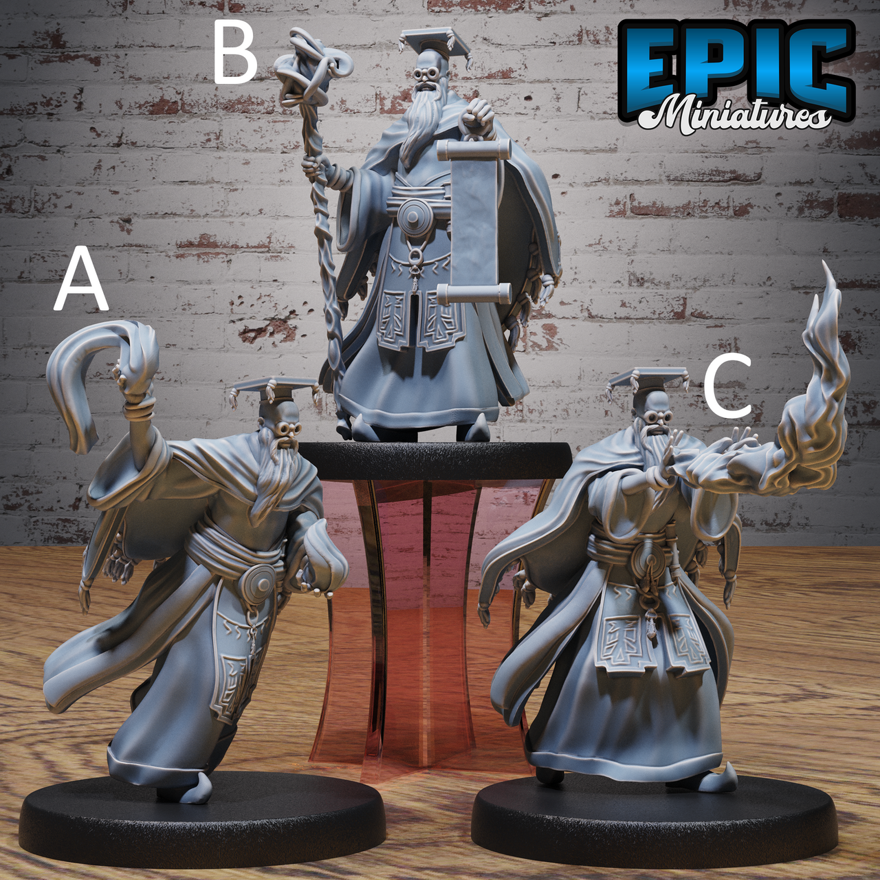 Scholar Wizard - Epic Miniatures
