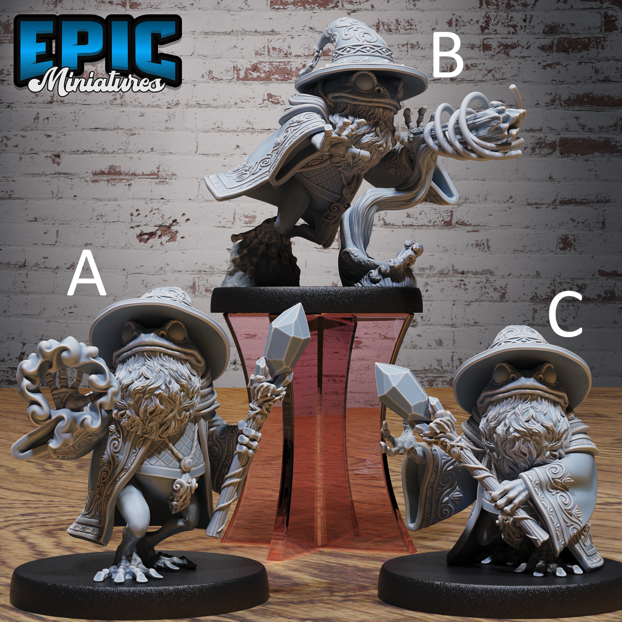Frog Wizard - Epic Miniatures | Cultist Circle