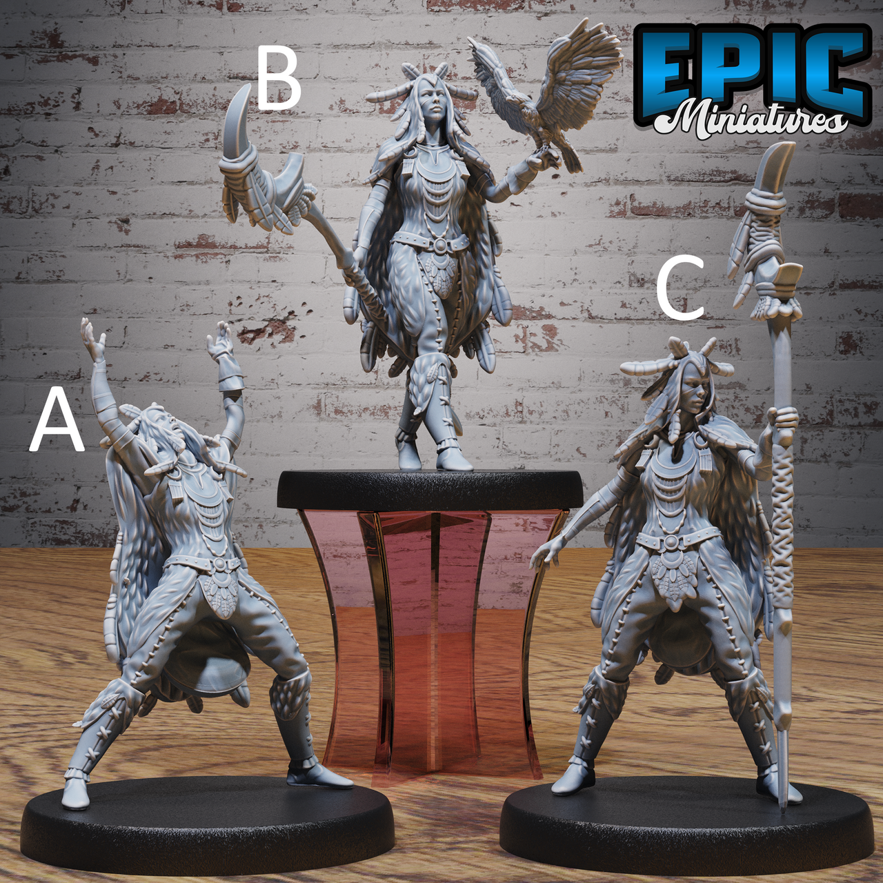 Raven Shaman - Epic Miniatures | Native Magic