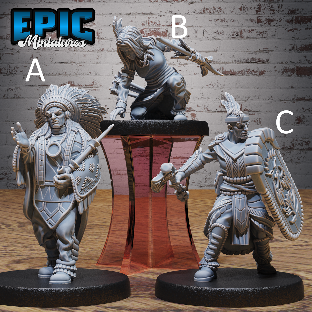 Native Tribe. Weird West indigenous Villagers - Epic Miniatures | Native Magic
