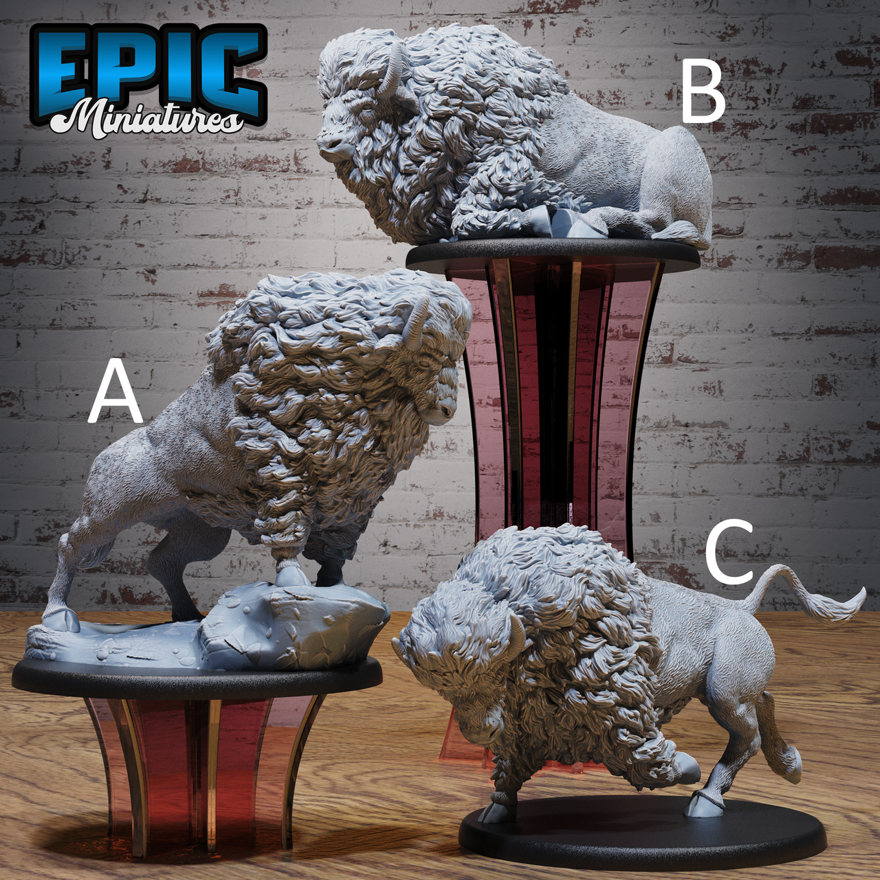 Bison - Epic Miniatures | Native Magic