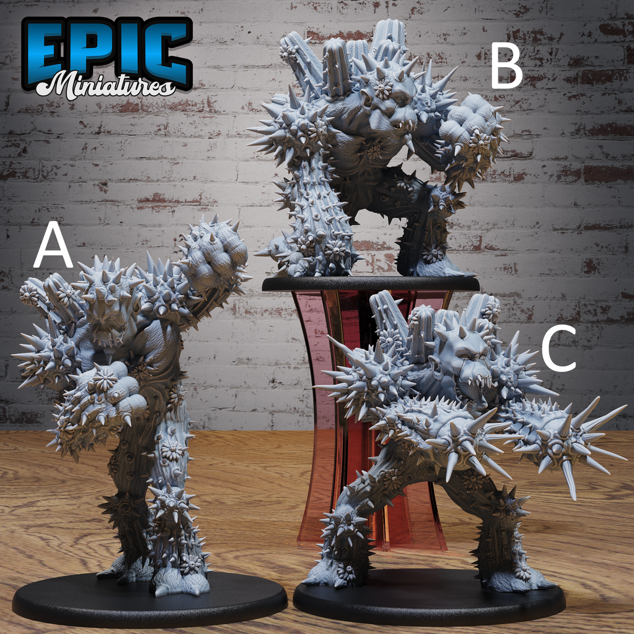 Cactus Golem - Epic Miniatures | Native Magic