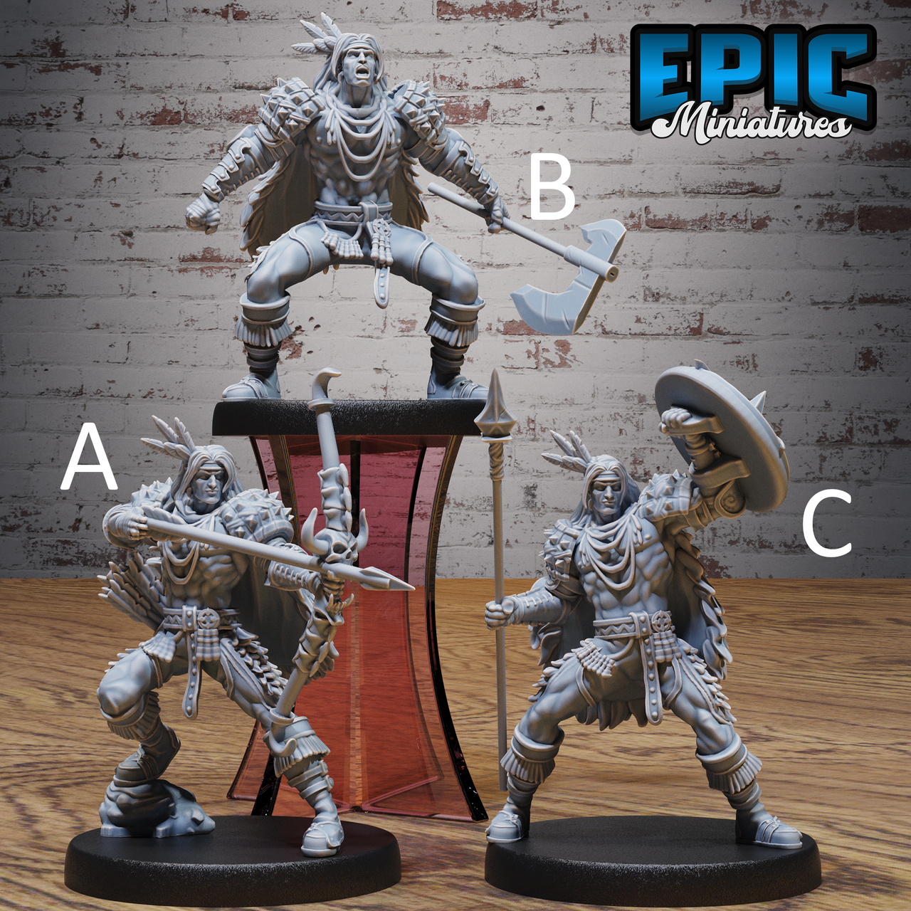 Native Adventurer - Epic Miniatures | Native Magic