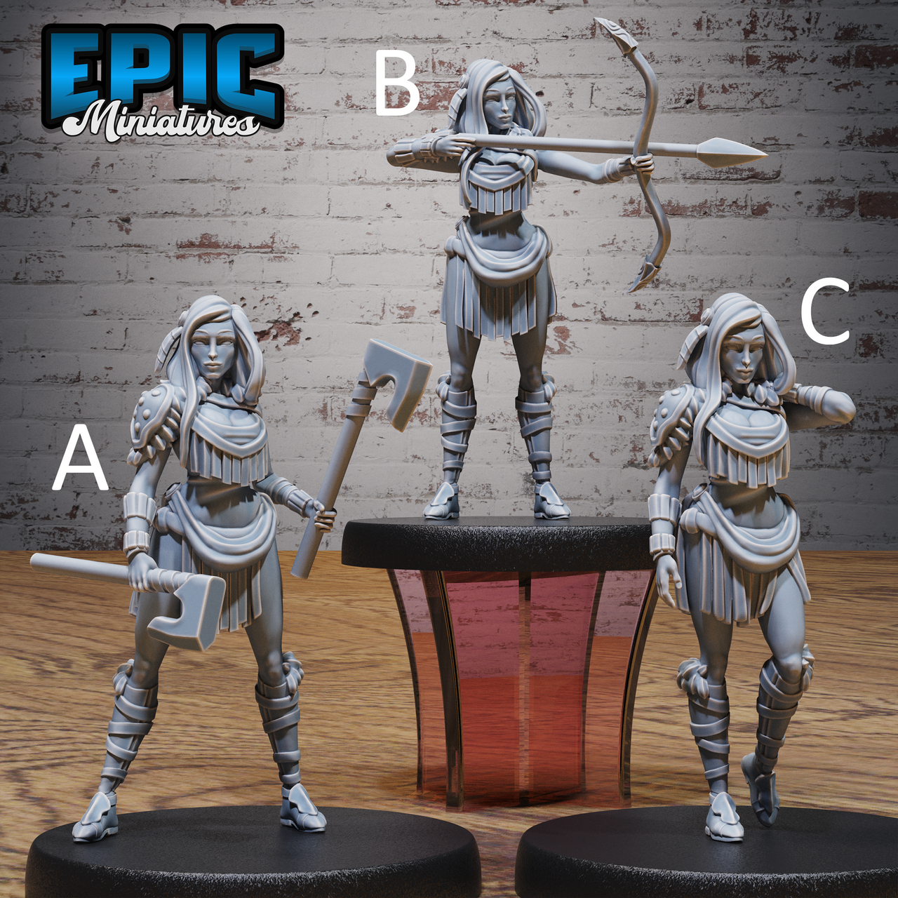 Native Girl- Epic Miniatures | Native Magic